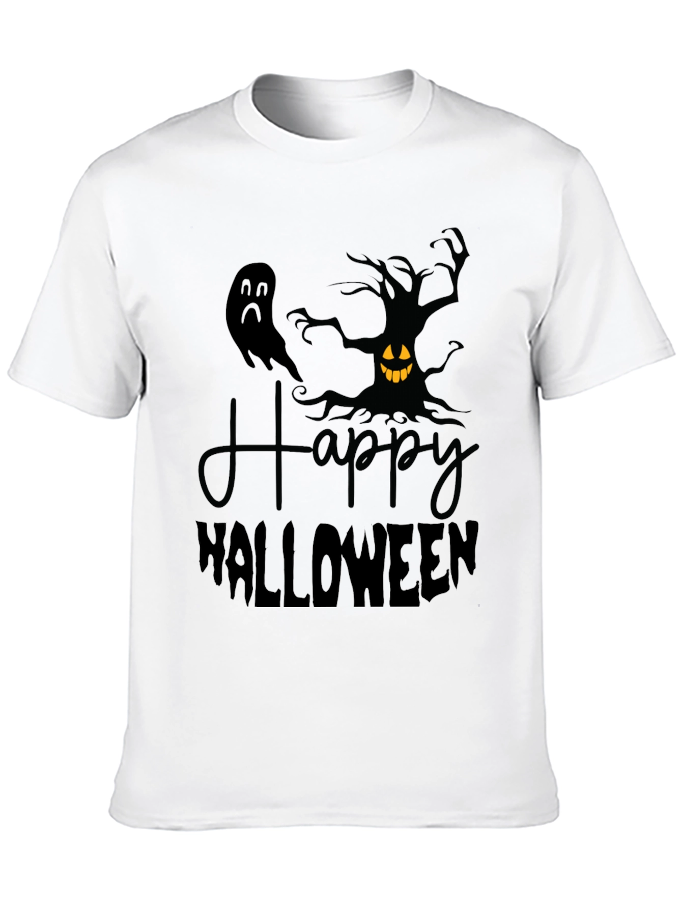 Happy Halloween Graphic Tee - Spooky Season Shirt