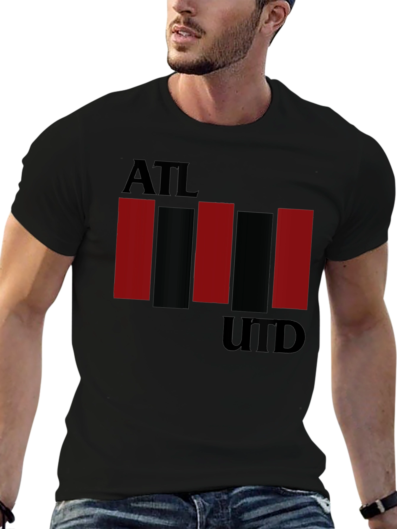 ATL Utd Graphic T-Shirt - Black
