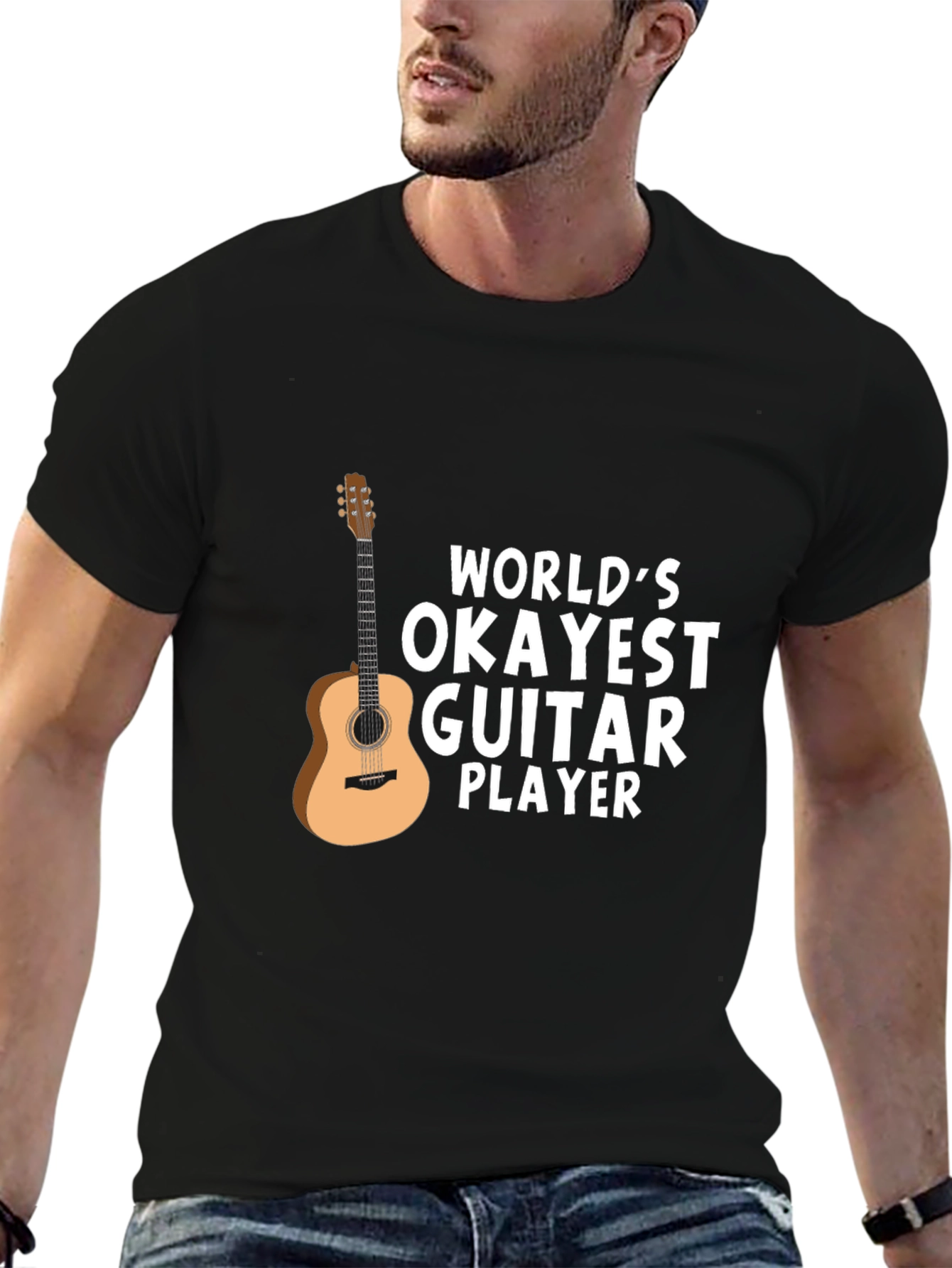 Worlds Okayest Guitar Player T-Shirt