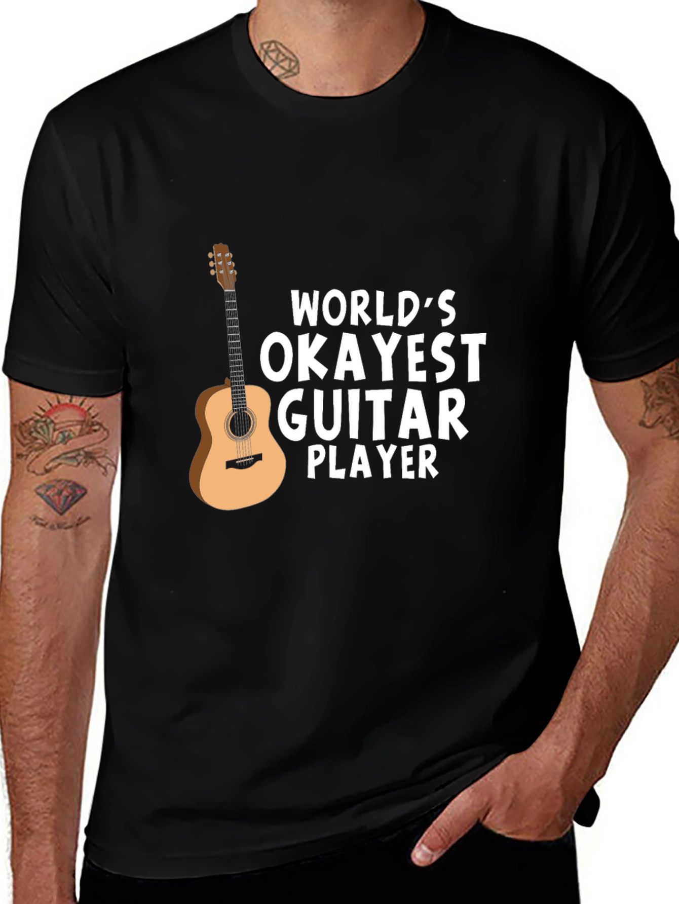 Worlds Okayest Guitar Player T-Shirt