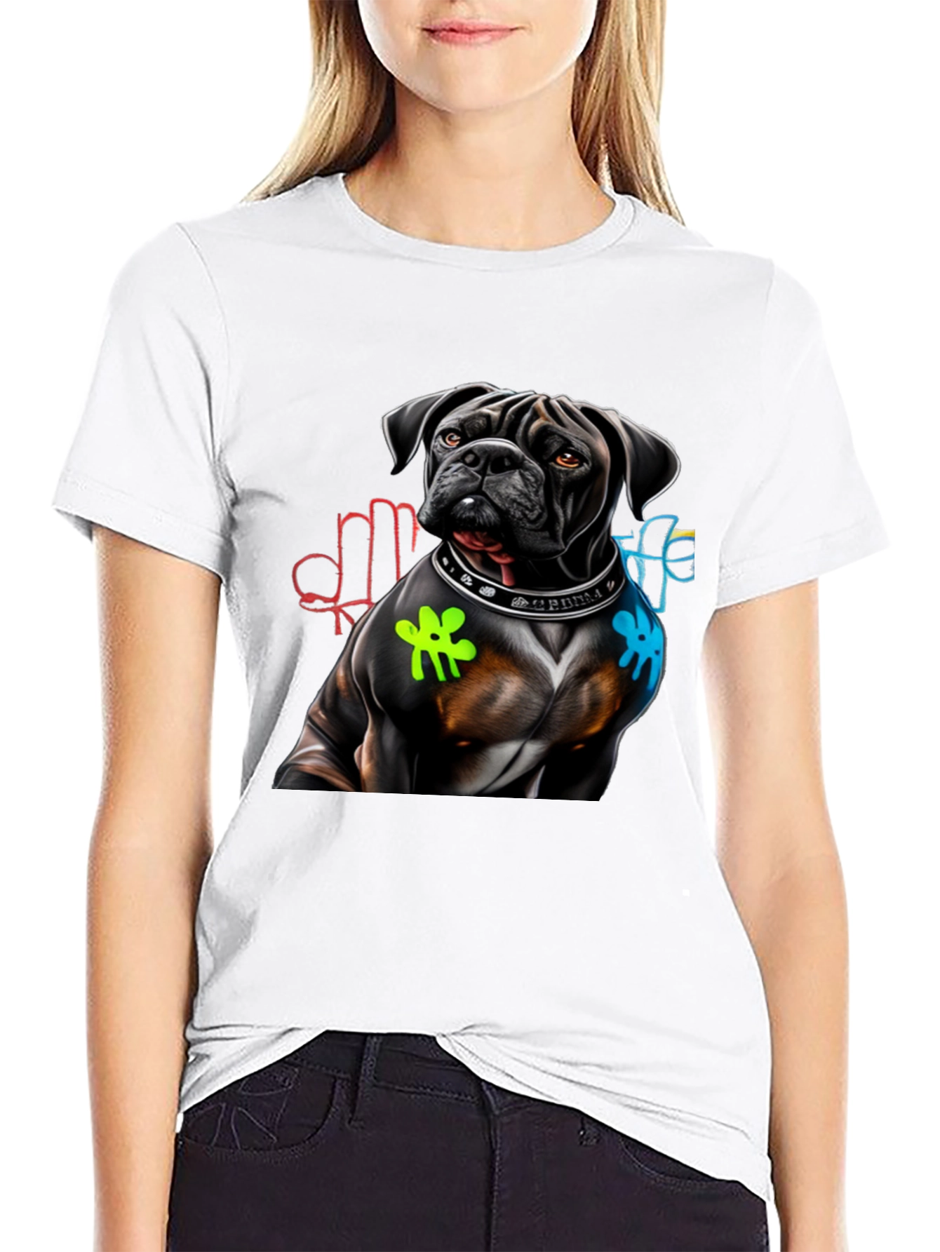 Dog Graphic T-Shirt - Cool Streetwear Style