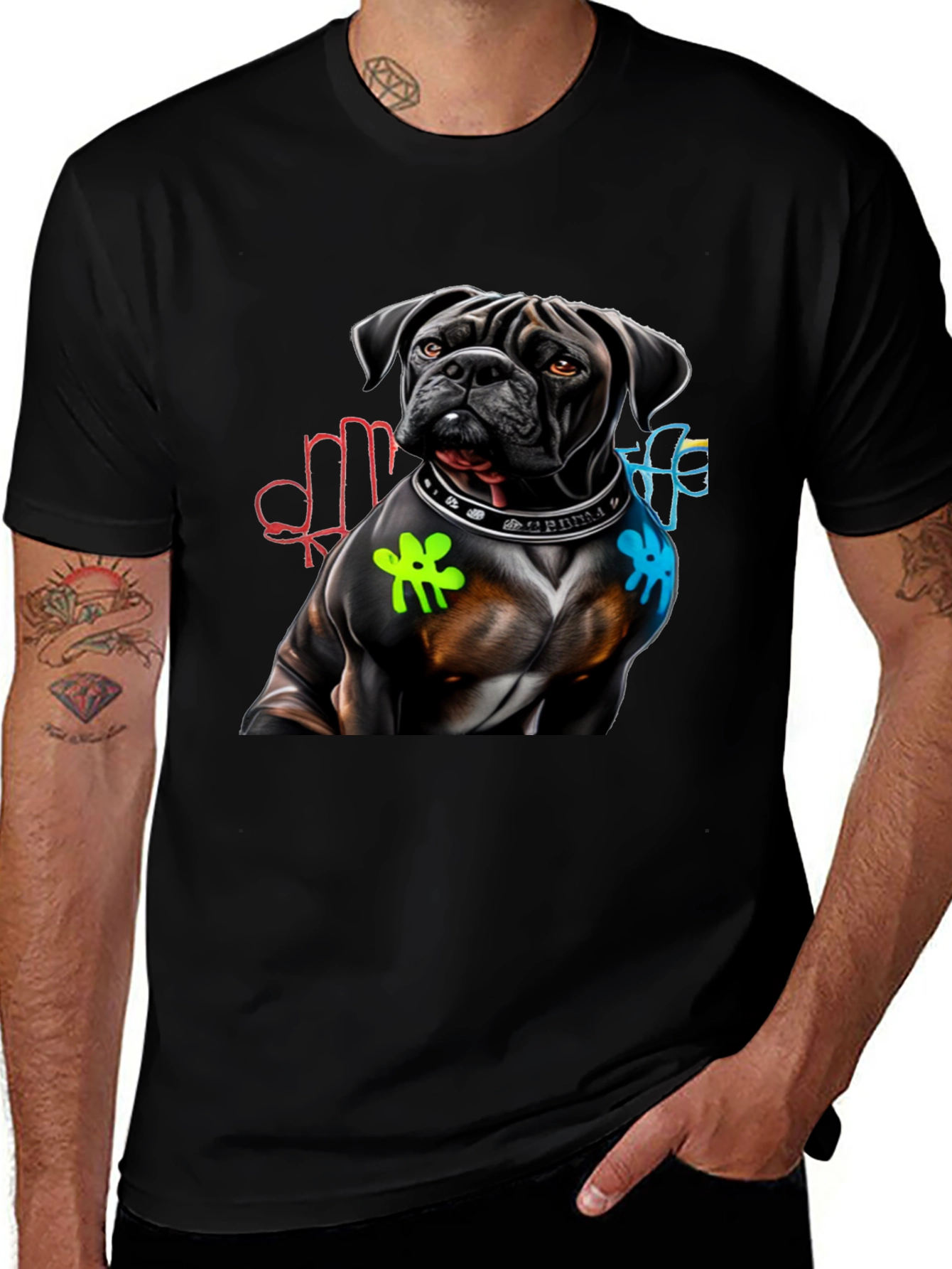 Dog Graphic T-Shirt - Cool Streetwear Style