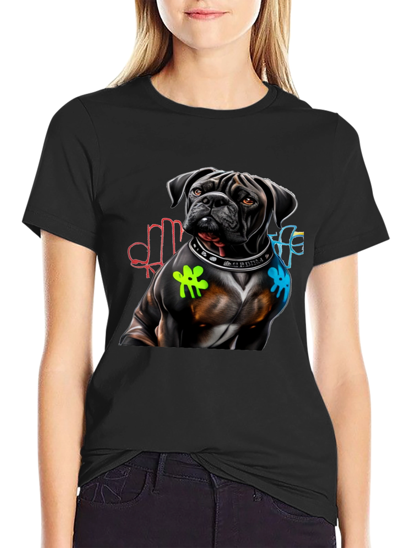 Dog Graphic T-Shirt - Cool Streetwear Style