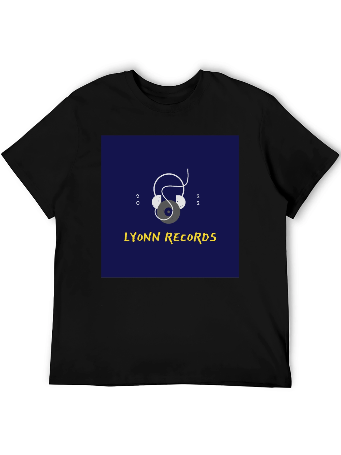 Lyonn Records Black Graphic Tee