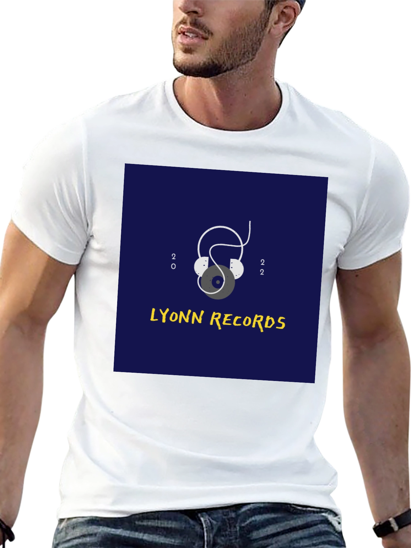 Lyonn Records Black Graphic Tee