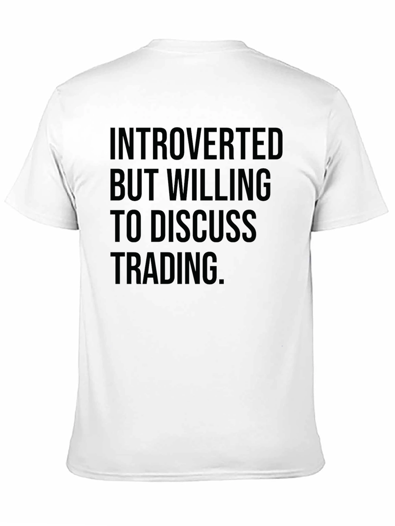 Introverted Trading Black Tee