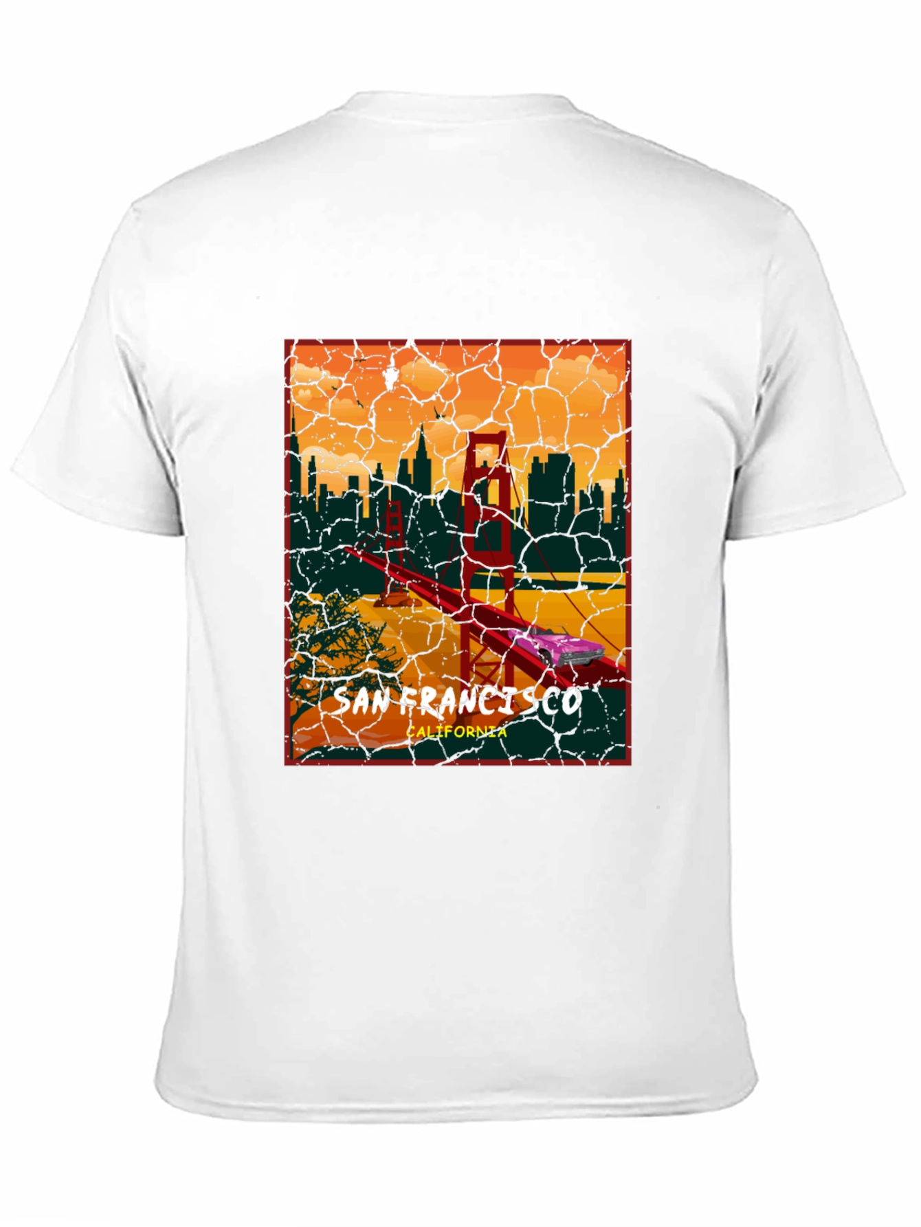 San Francisco Golden Gate Bridge Graphic T-Shirt