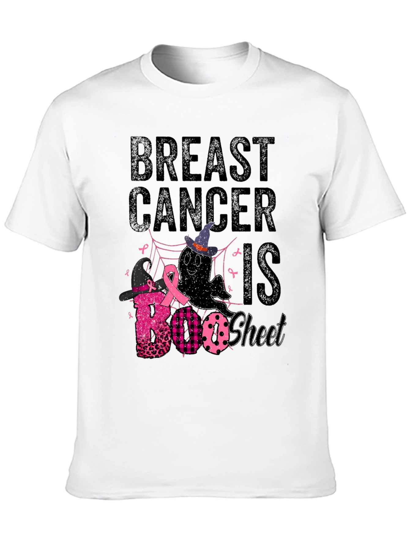 Breast Cancer Awareness Halloween BOO Sheet T-Shirt