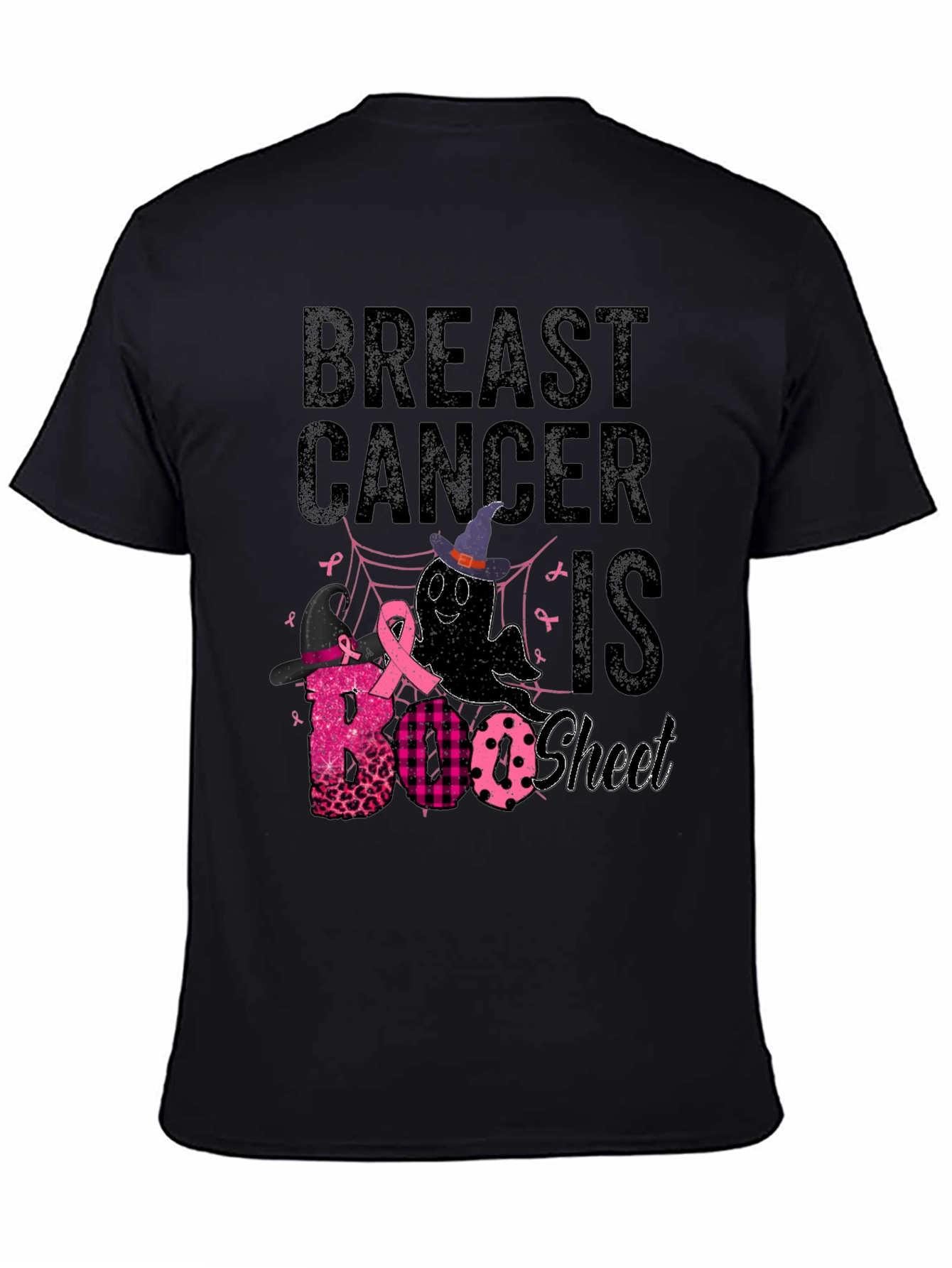 Breast Cancer Awareness Halloween BOO Sheet T-Shirt