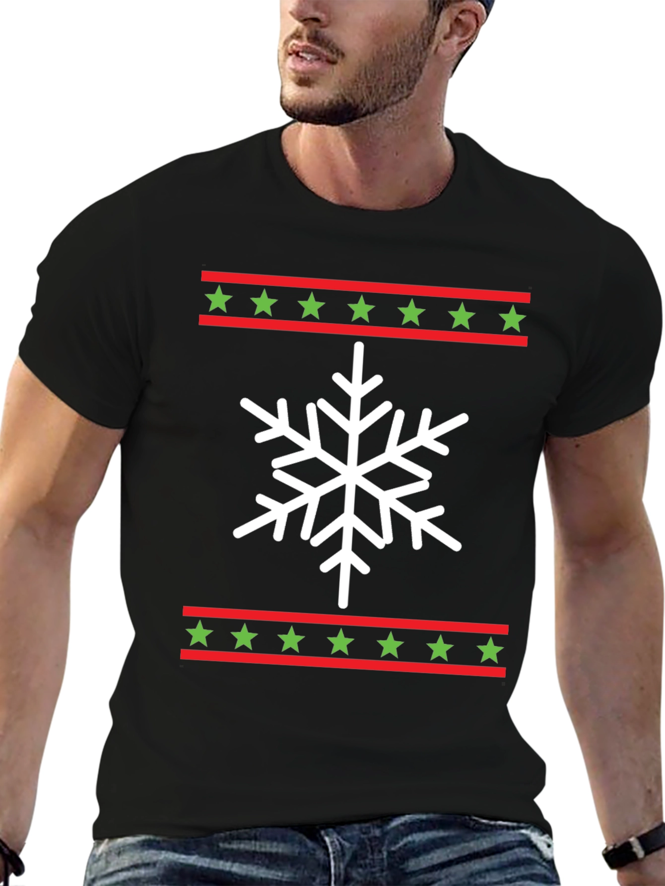 Festive Snowflake Graphic Tee