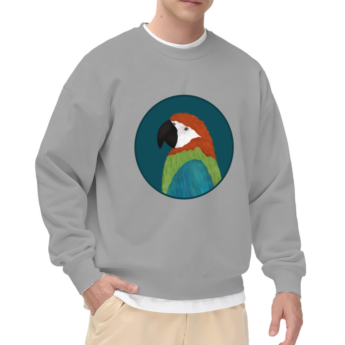 Peacock Feather Boho Graphic ԲÁìÎÀÒÂ - Unique Design Pullover Sweatshirt