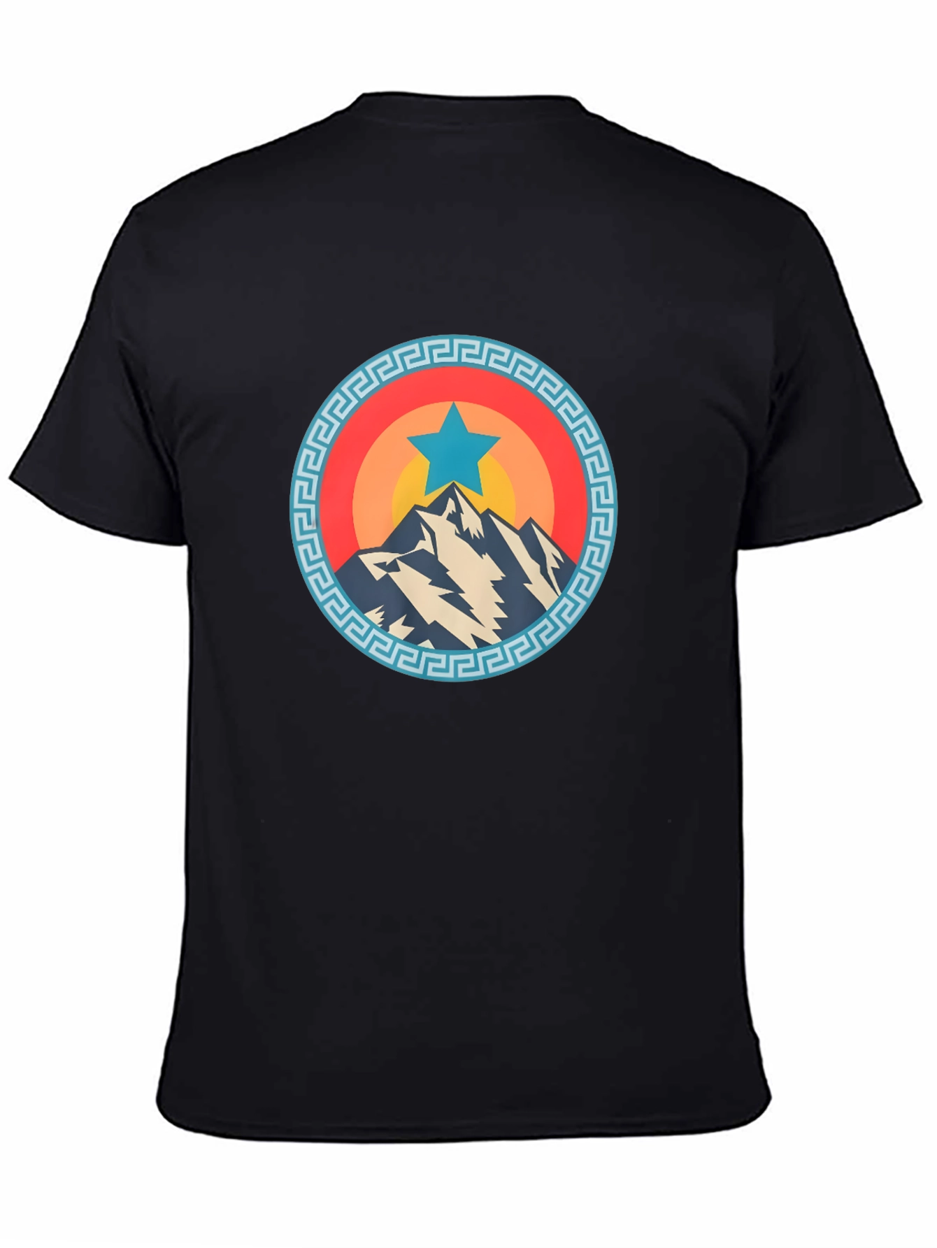 Mountain Star Graphic Tee - Cool Casual Shirt