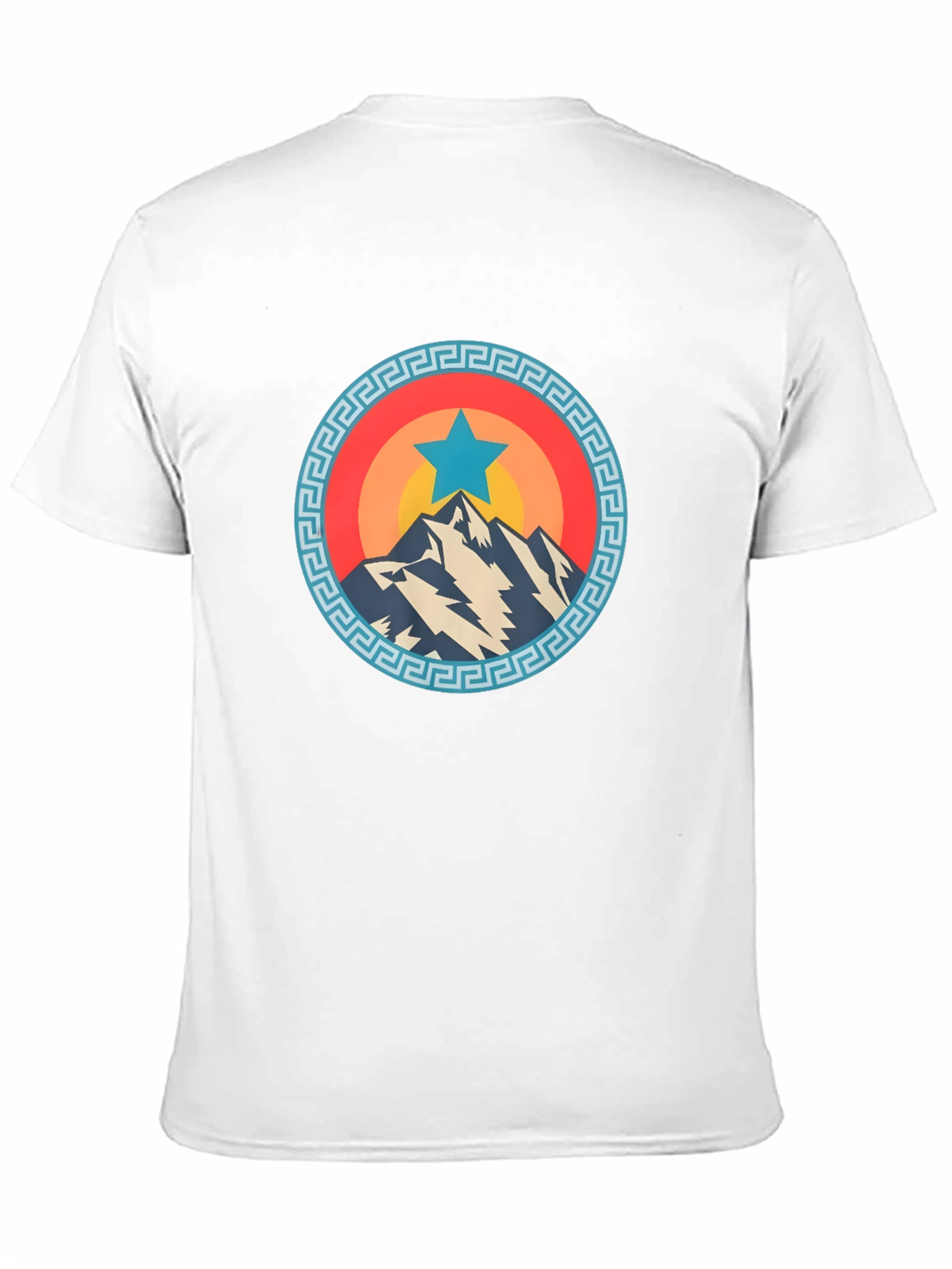 Mountain Star Graphic Tee - Cool Casual Shirt