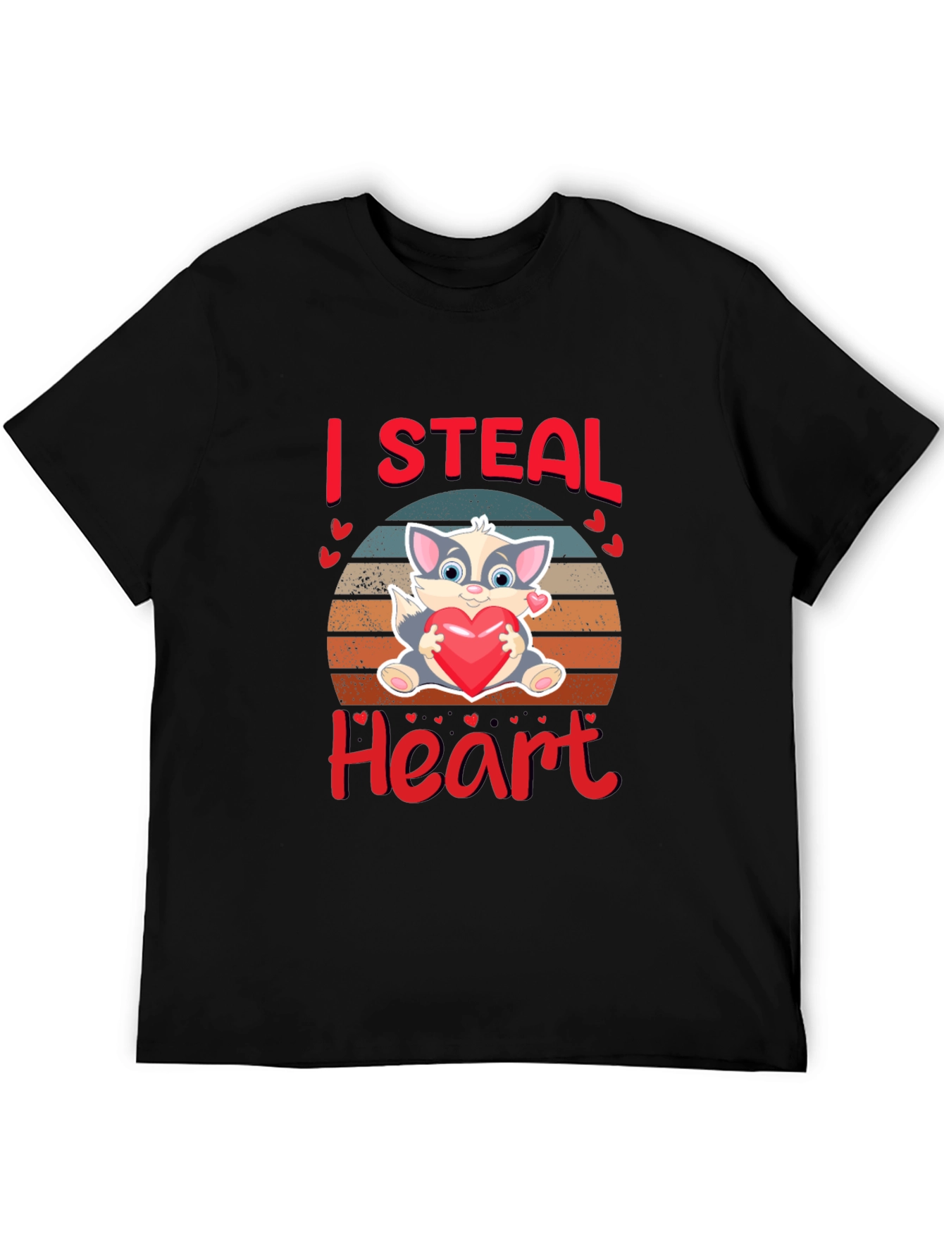 I Steal Heart Valentines Day T-Shirt