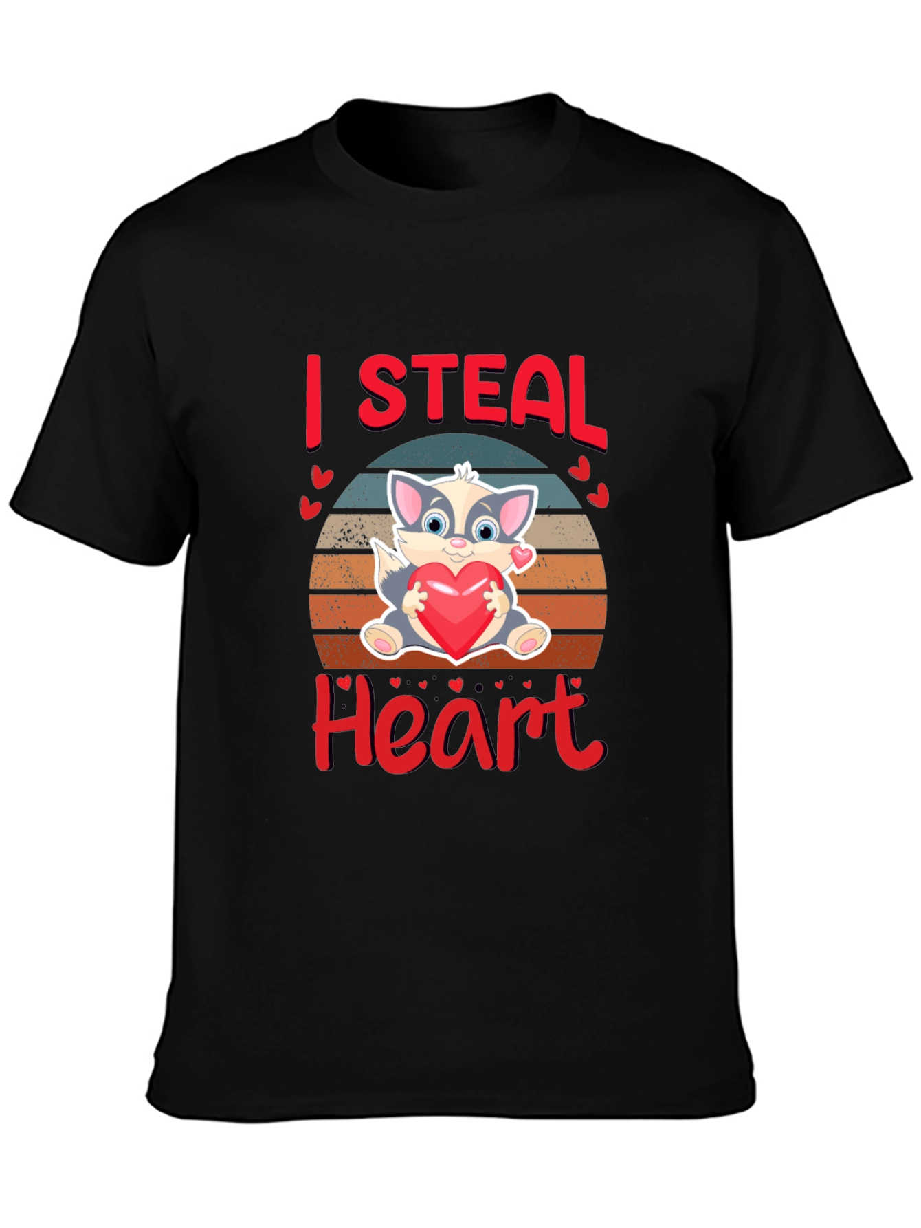 I Steal Heart Valentines Day T-Shirt