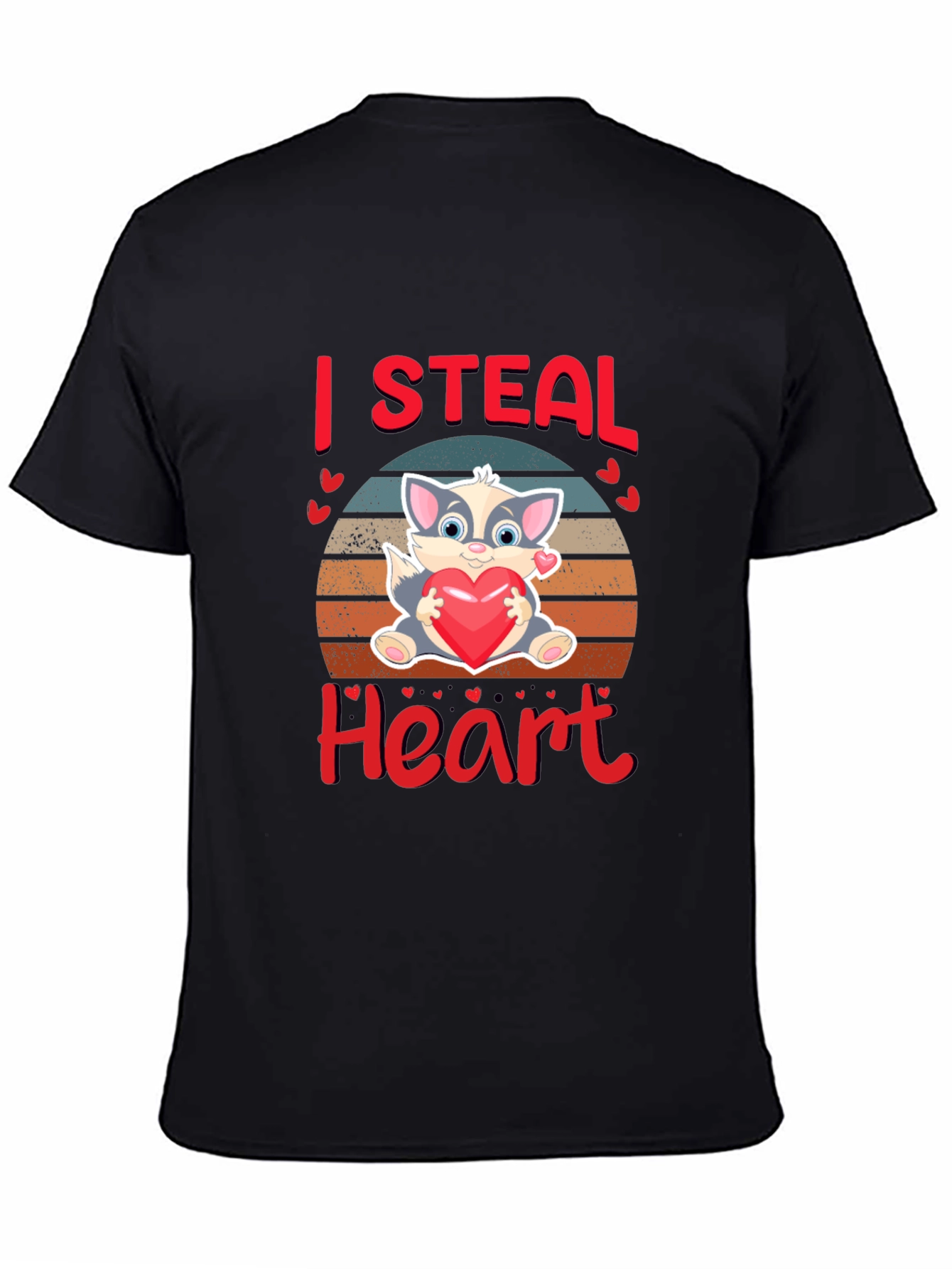 I Steal Heart Valentines Day T-Shirt