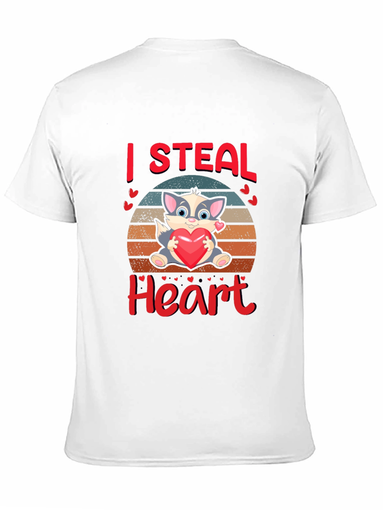 I Steal Heart Valentines Day T-Shirt