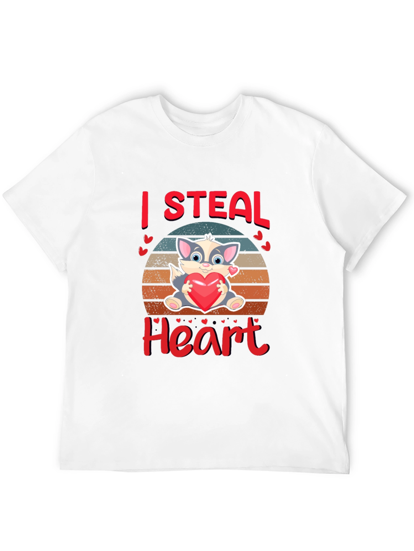 I Steal Heart Valentines Day T-Shirt