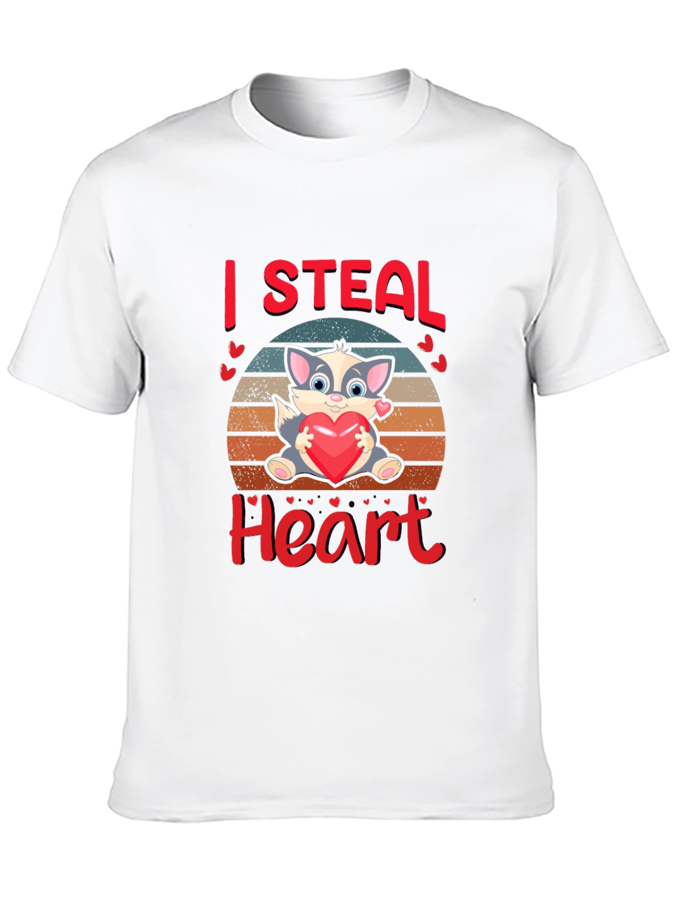 I Steal Heart Valentines Day T-Shirt