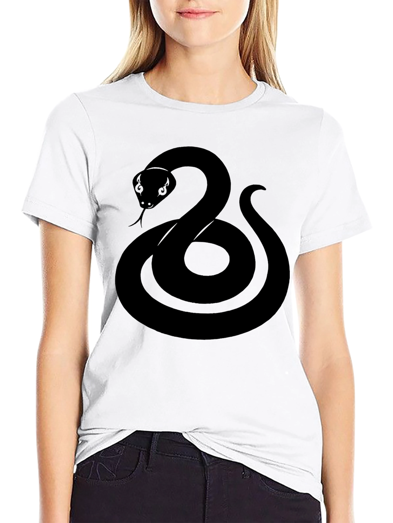 Black Snake Graphic T-Shirt