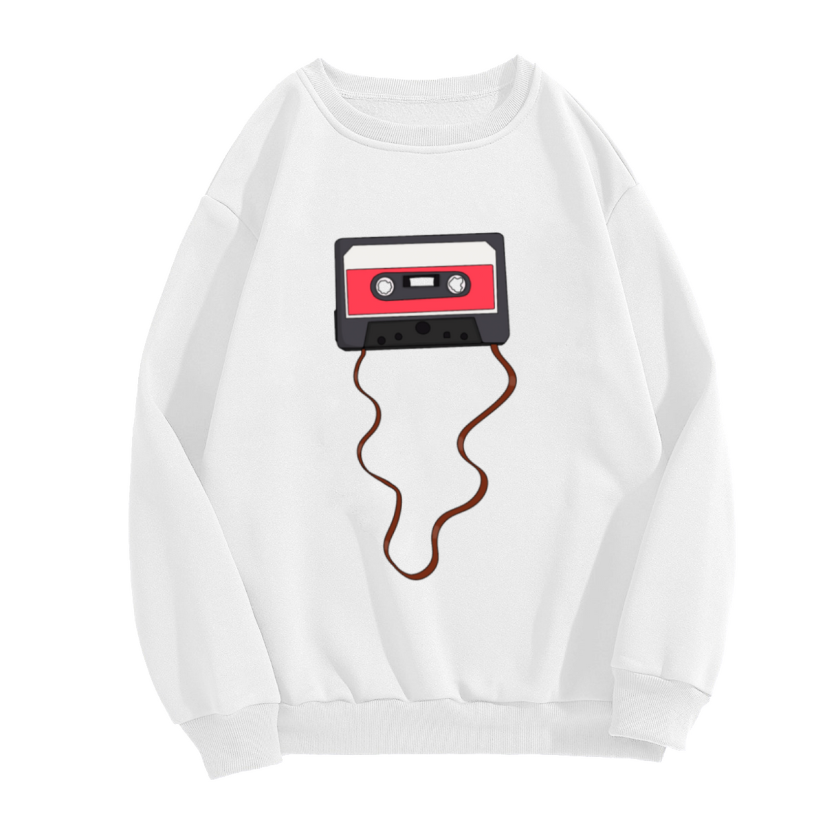Retro Cassette Tape Music Graphic ԲÁìÎÀÒÂ - Unique Design Pullover Sweatshirt