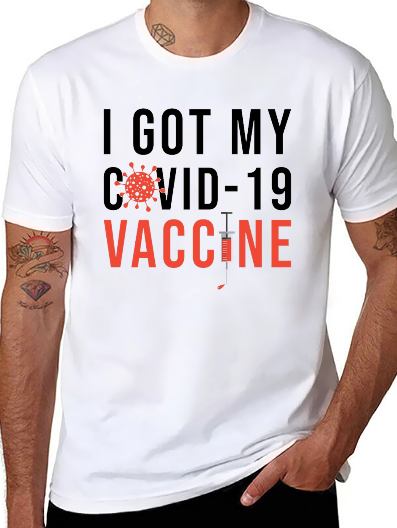 I Got My COVID-19 Vaccine Graphic T-Shirt