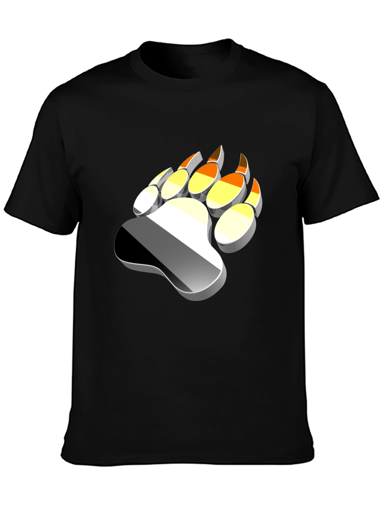 Bear Paw Print T-Shirt - Graphic Tee