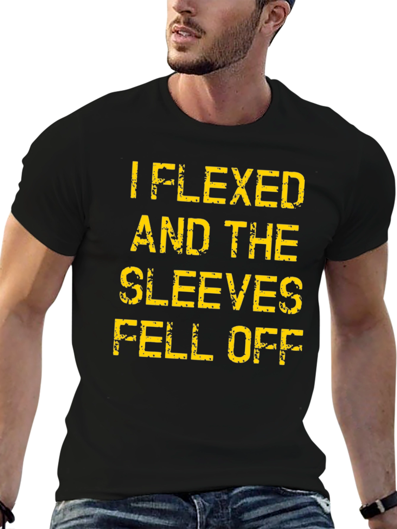 I Flexed Sleeves Fell Off T-Shirt
