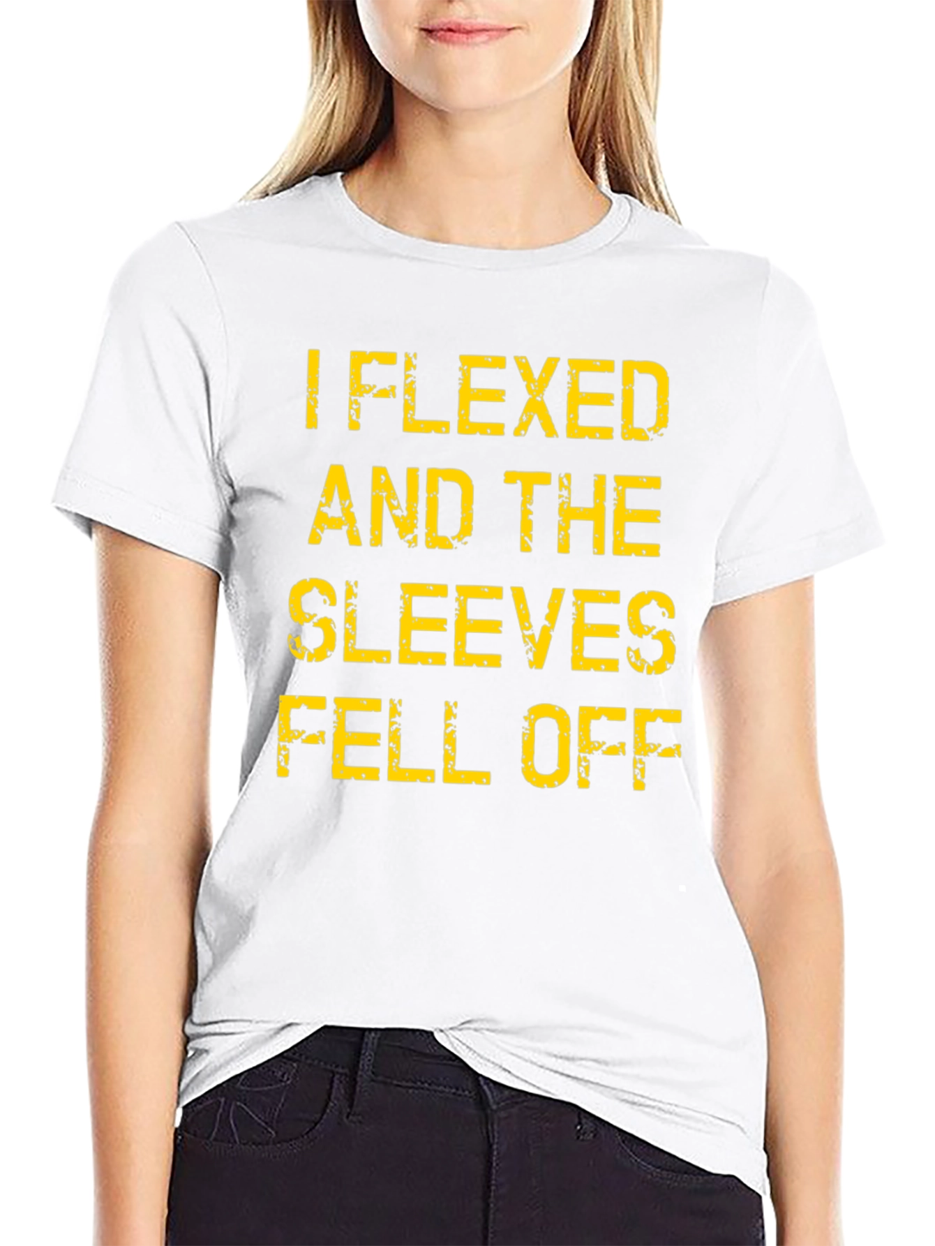 I Flexed Sleeves Fell Off T-Shirt