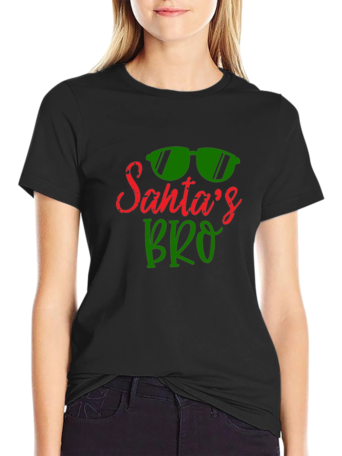 Santas Bro Graphic Tee - Holiday Cool