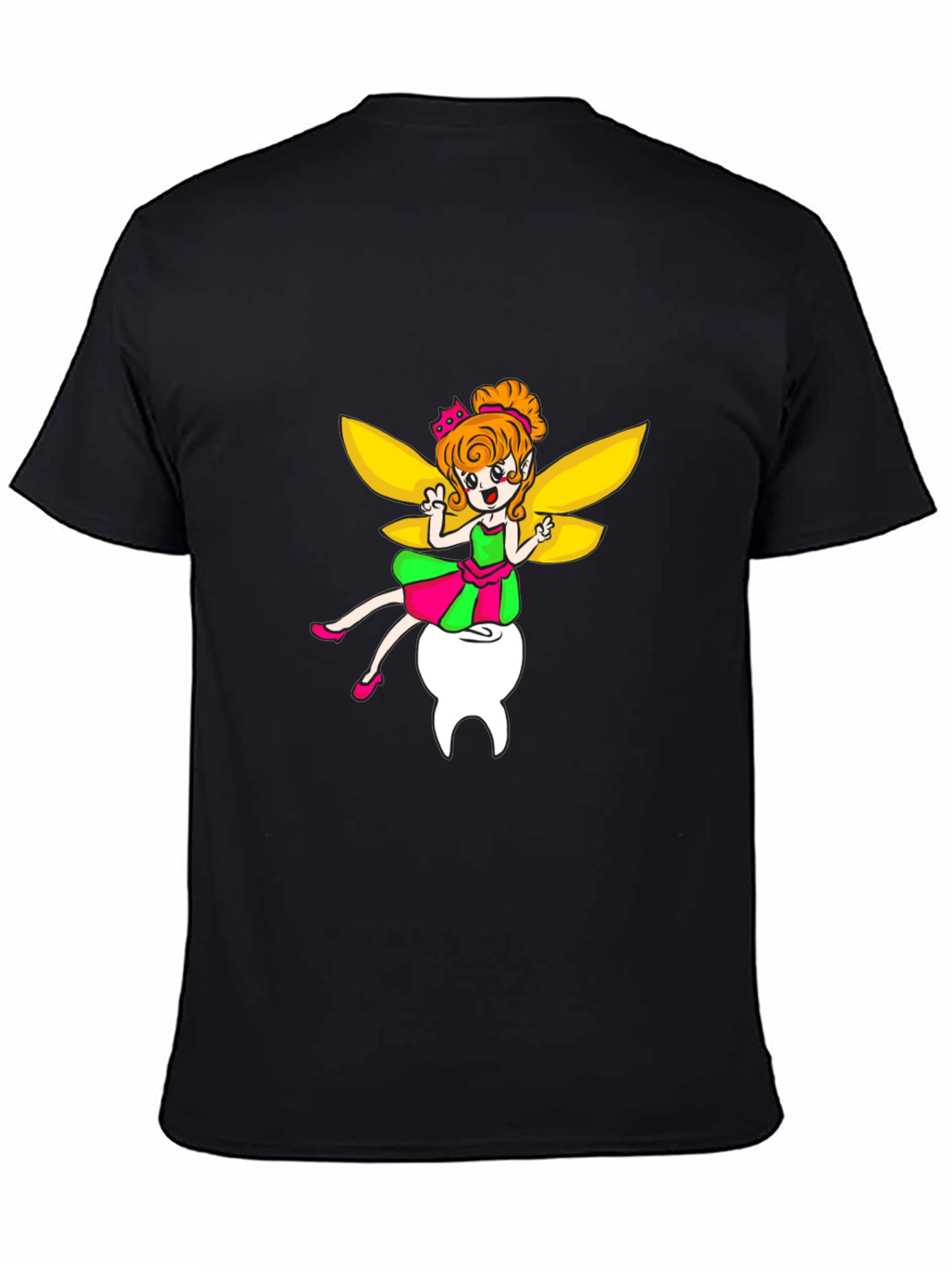 Tooth Fairy Graphic Tee - Unisex Black T-Shirt