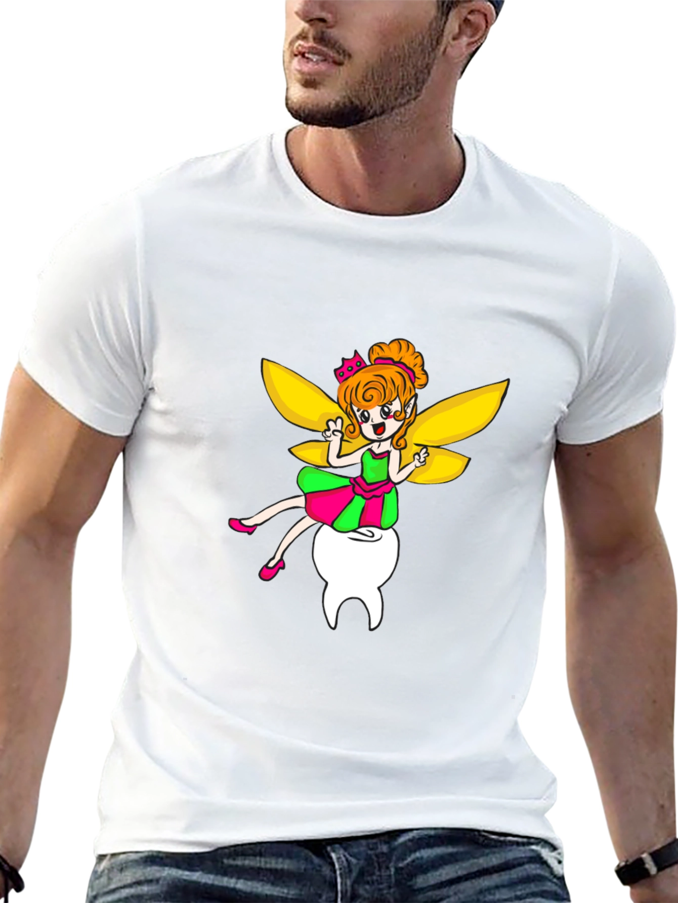 Tooth Fairy Graphic Tee - Unisex Black T-Shirt