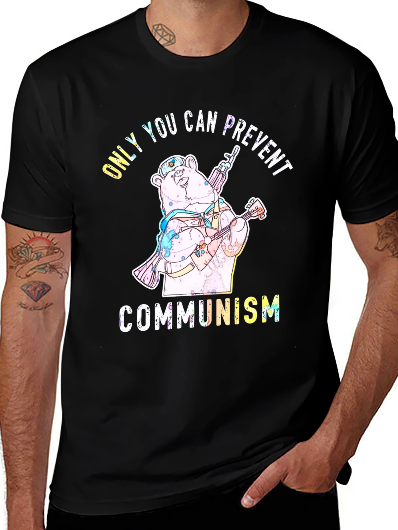 Prevent Communism Bear T-Shirt