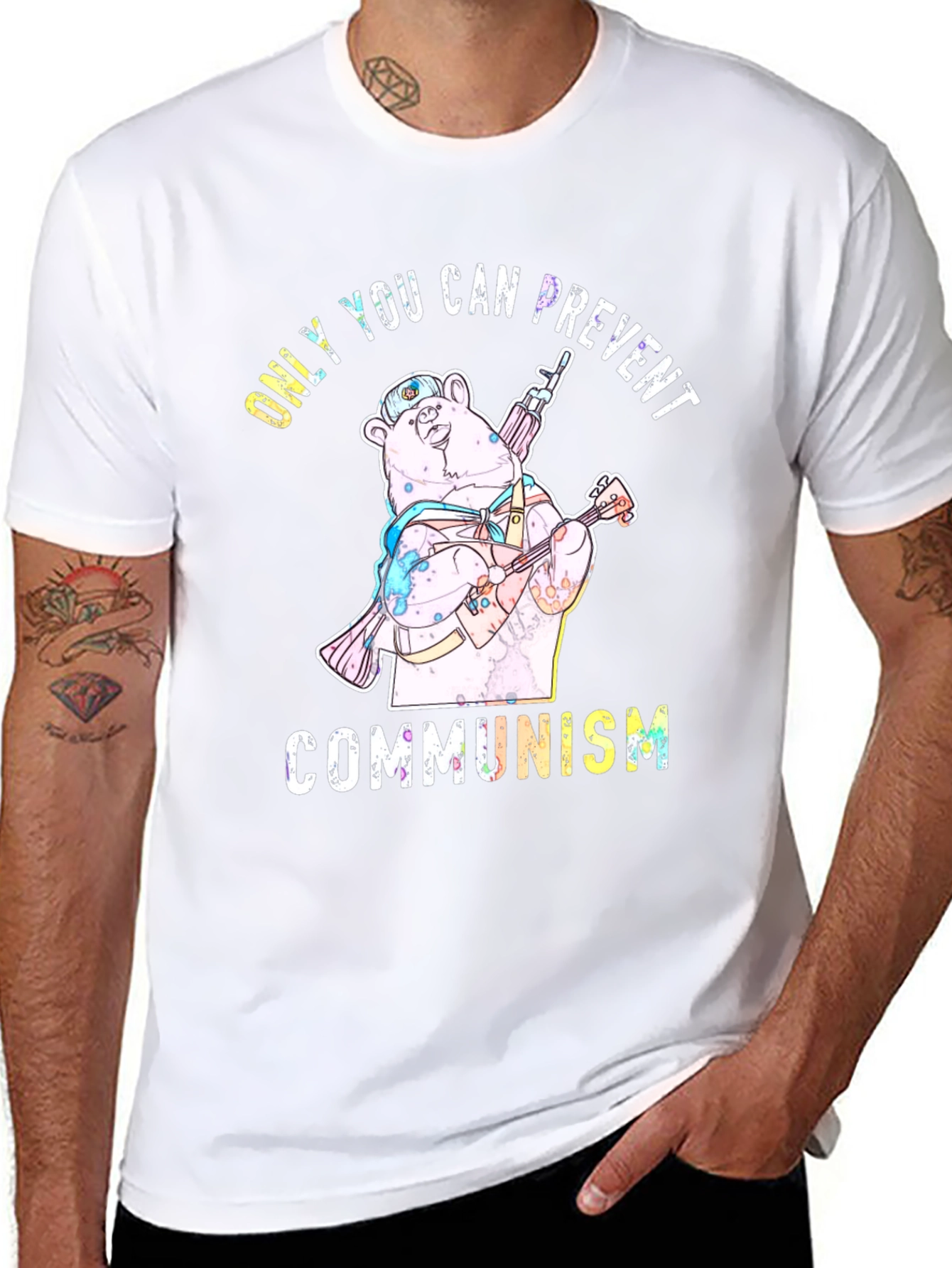 Prevent Communism Bear T-Shirt