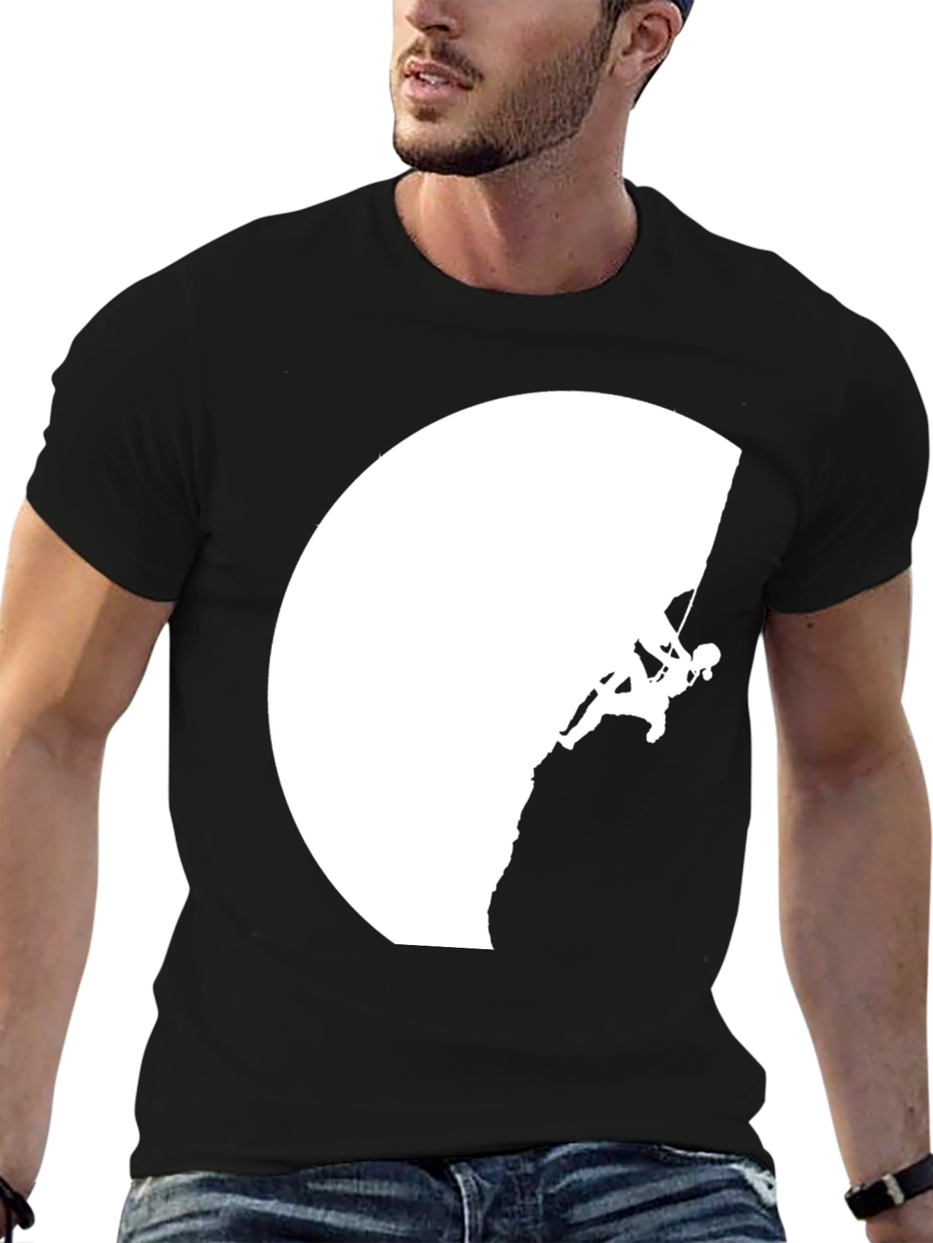 Climbing Moon Graphic Tee - Adventure Ready