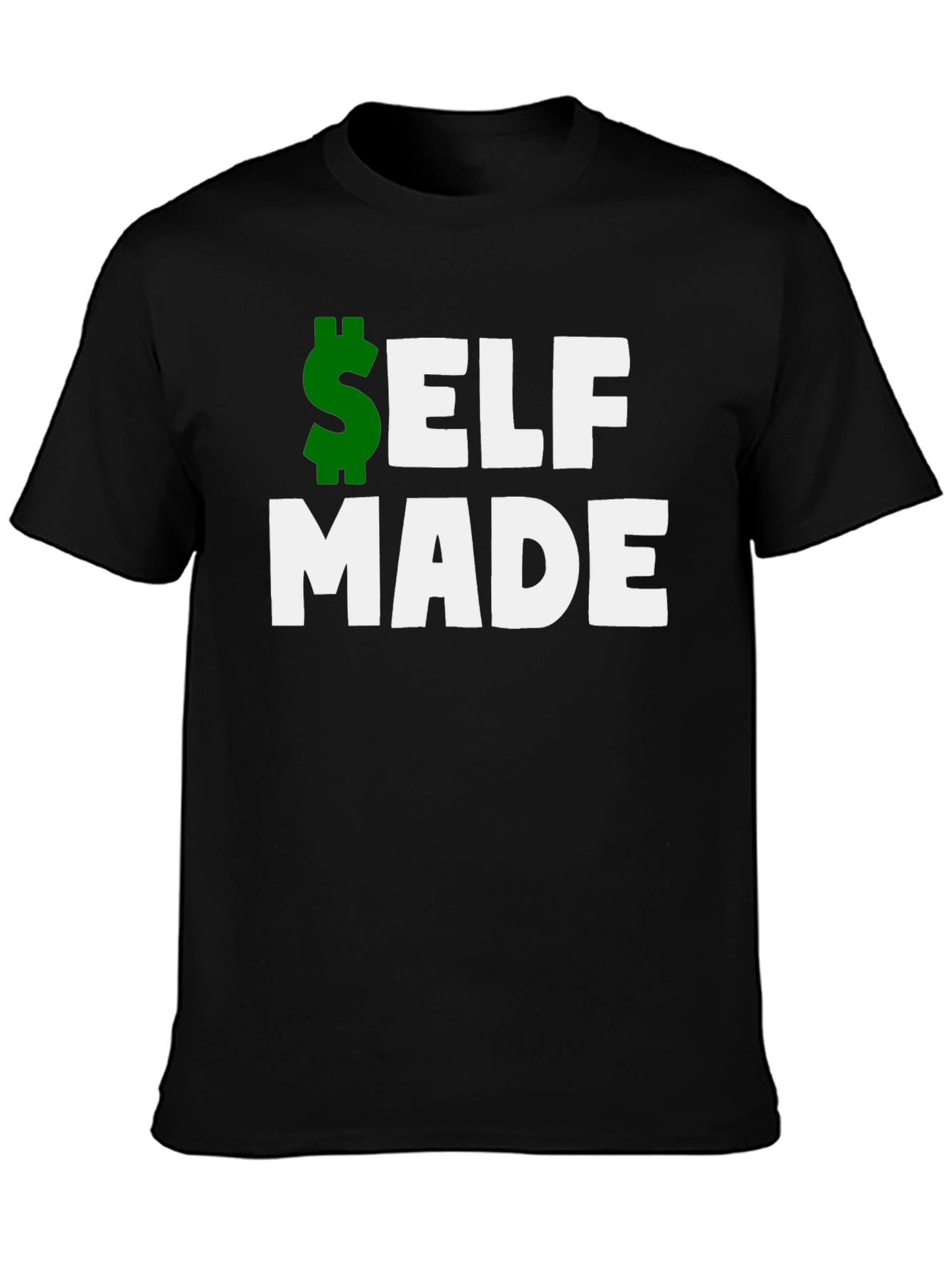 Self Made T-Shirt - Black Graphic Tee