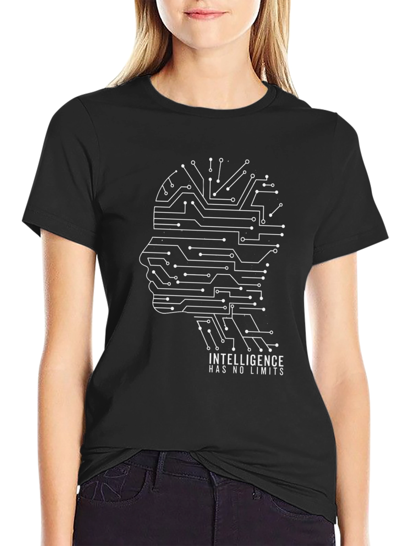 Intelligence Circuit T-Shirt - Black