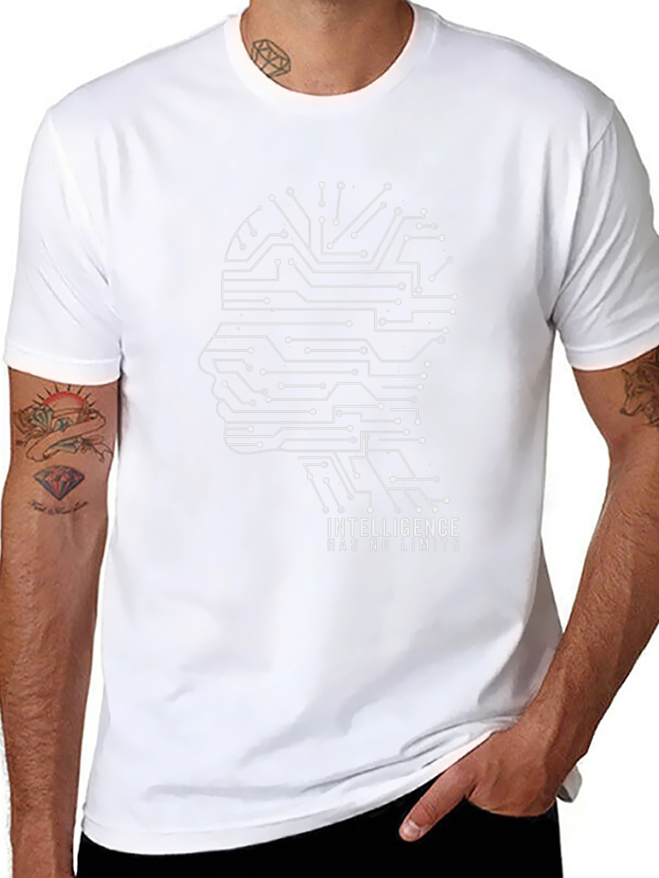 Intelligence Circuit T-Shirt - Black