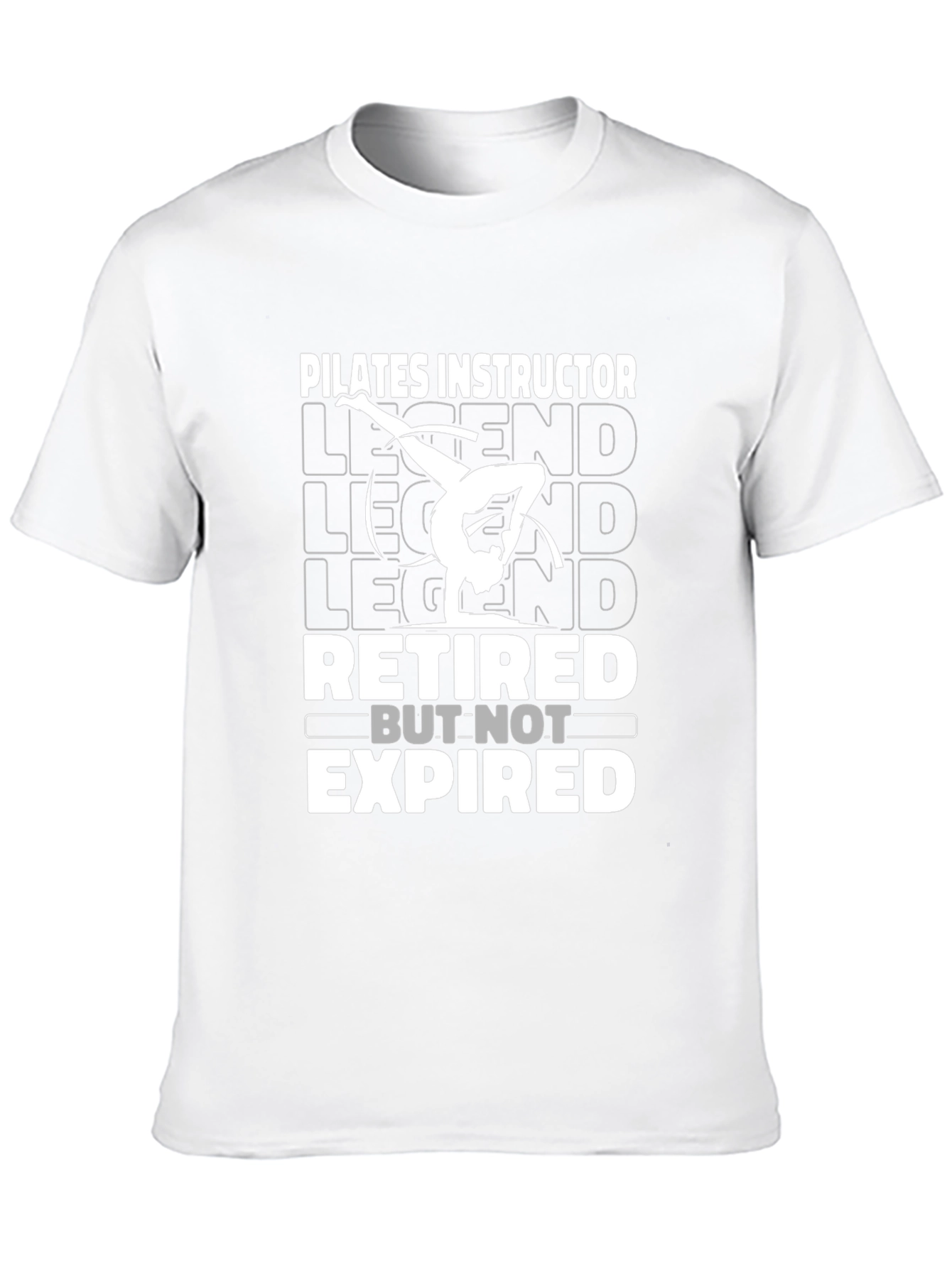 Pilates Instructor Retired Legend Graphic T-Shirt