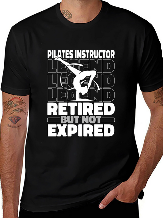 Pilates Instructor Retired Legend Graphic T-Shirt