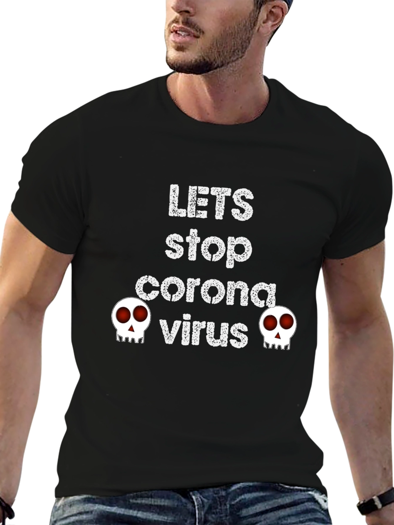 Stop Corona Virus Graphic Tee