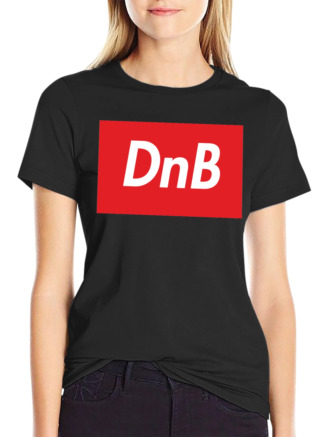 DnB Logo Black T-Shirt - Music Fan Apparel