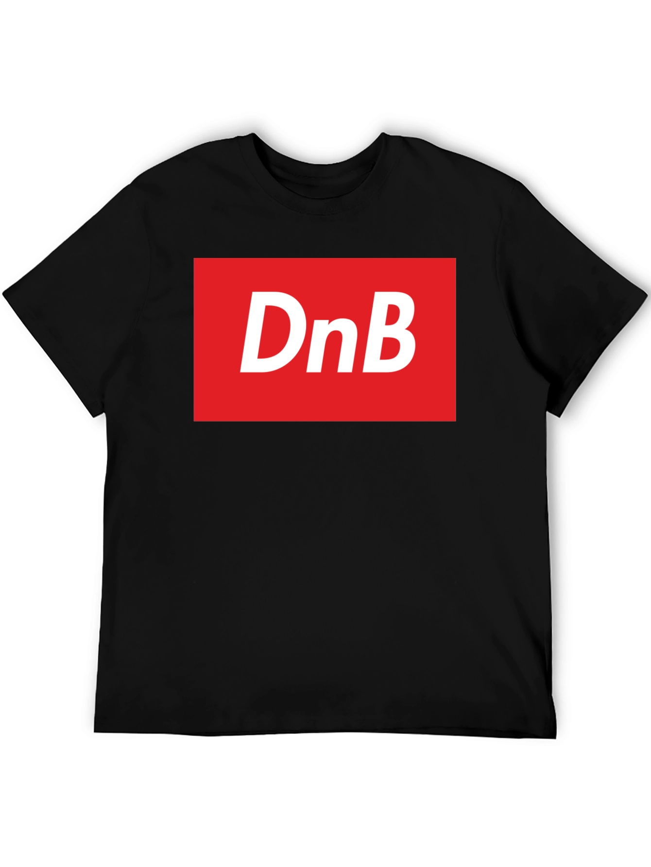 DnB Logo Black T-Shirt - Music Fan Apparel