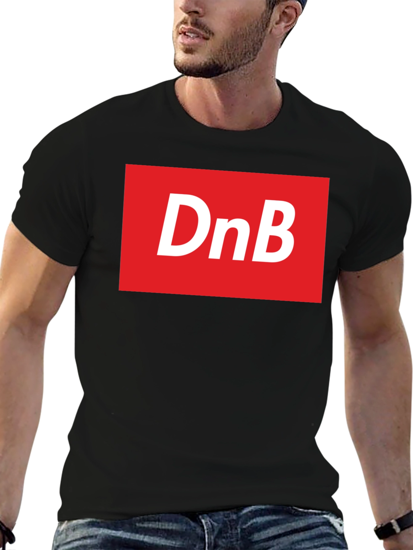 DnB Logo Black T-Shirt - Music Fan Apparel