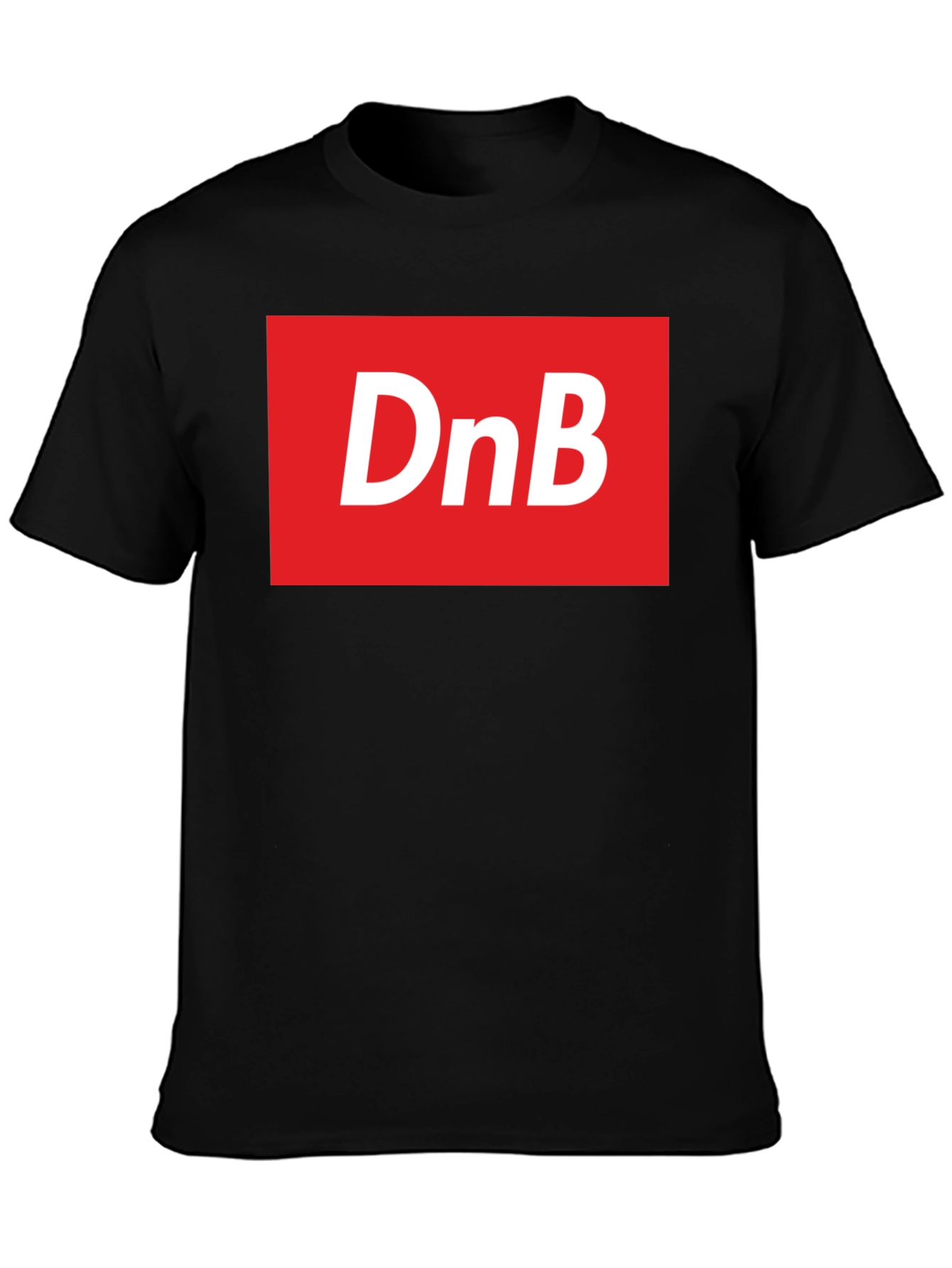 DnB Logo Black T-Shirt - Music Fan Apparel