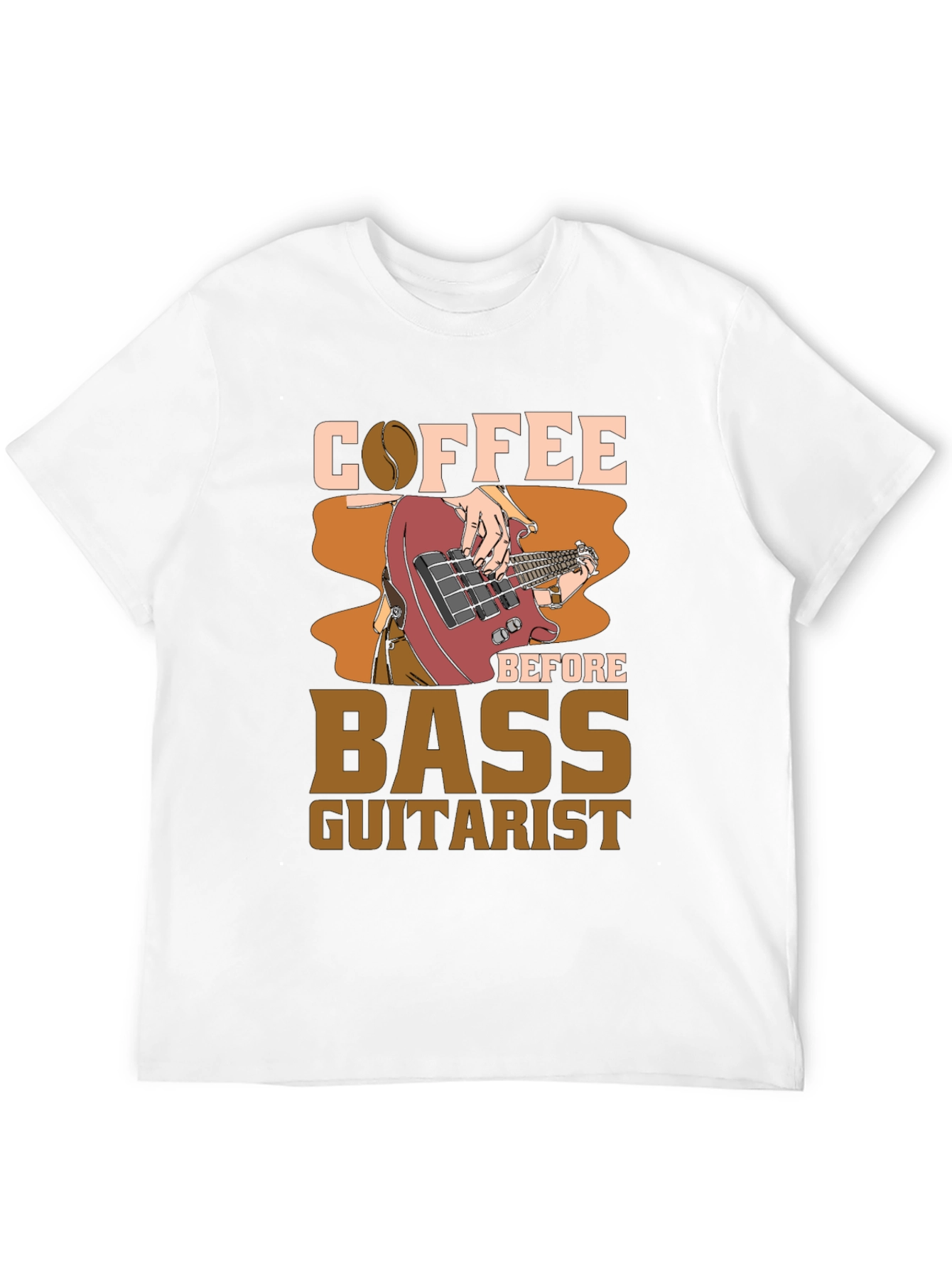 Coffee Before Bass Guitarist Black Tee