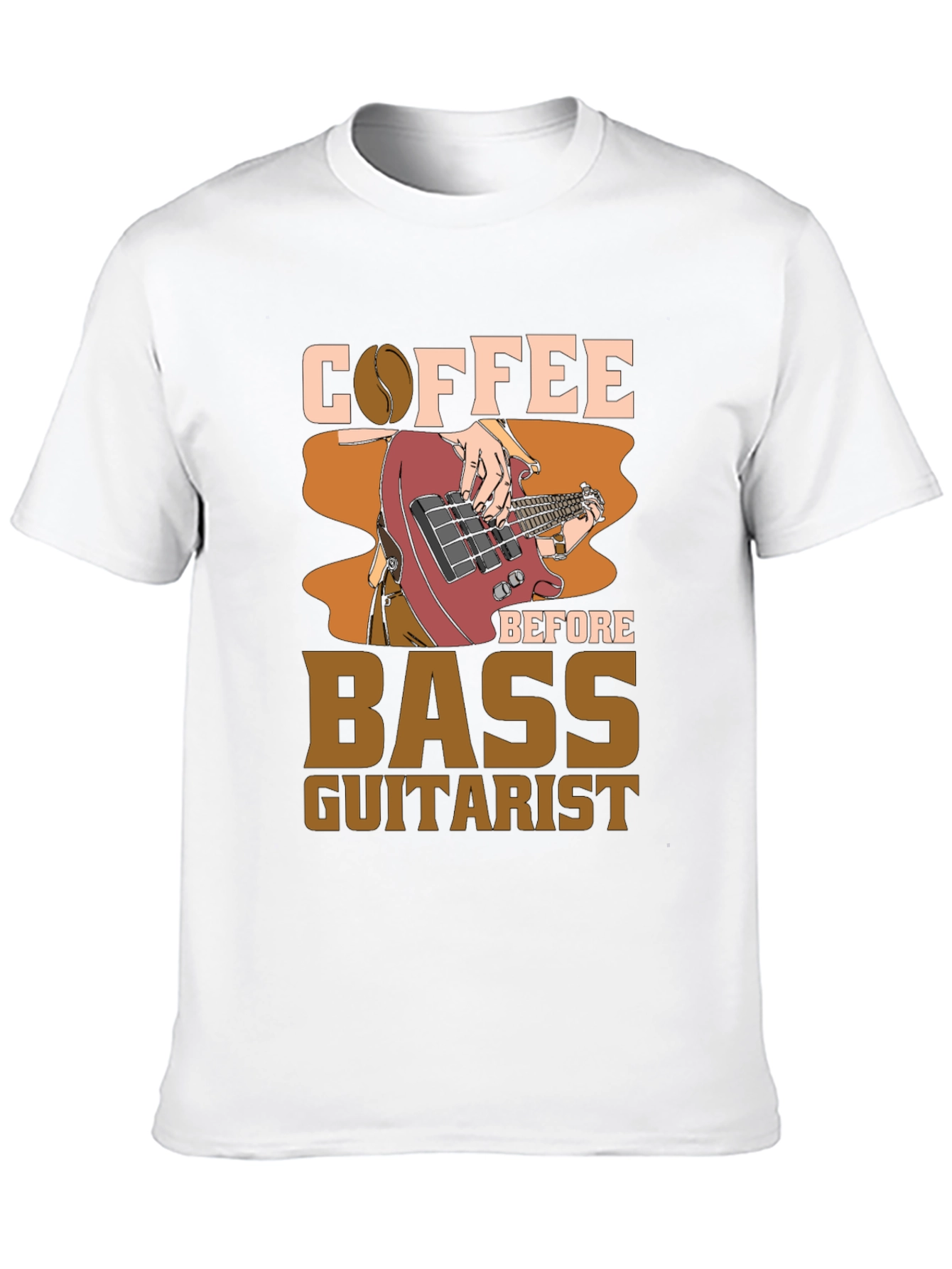 Coffee Before Bass Guitarist Black Tee