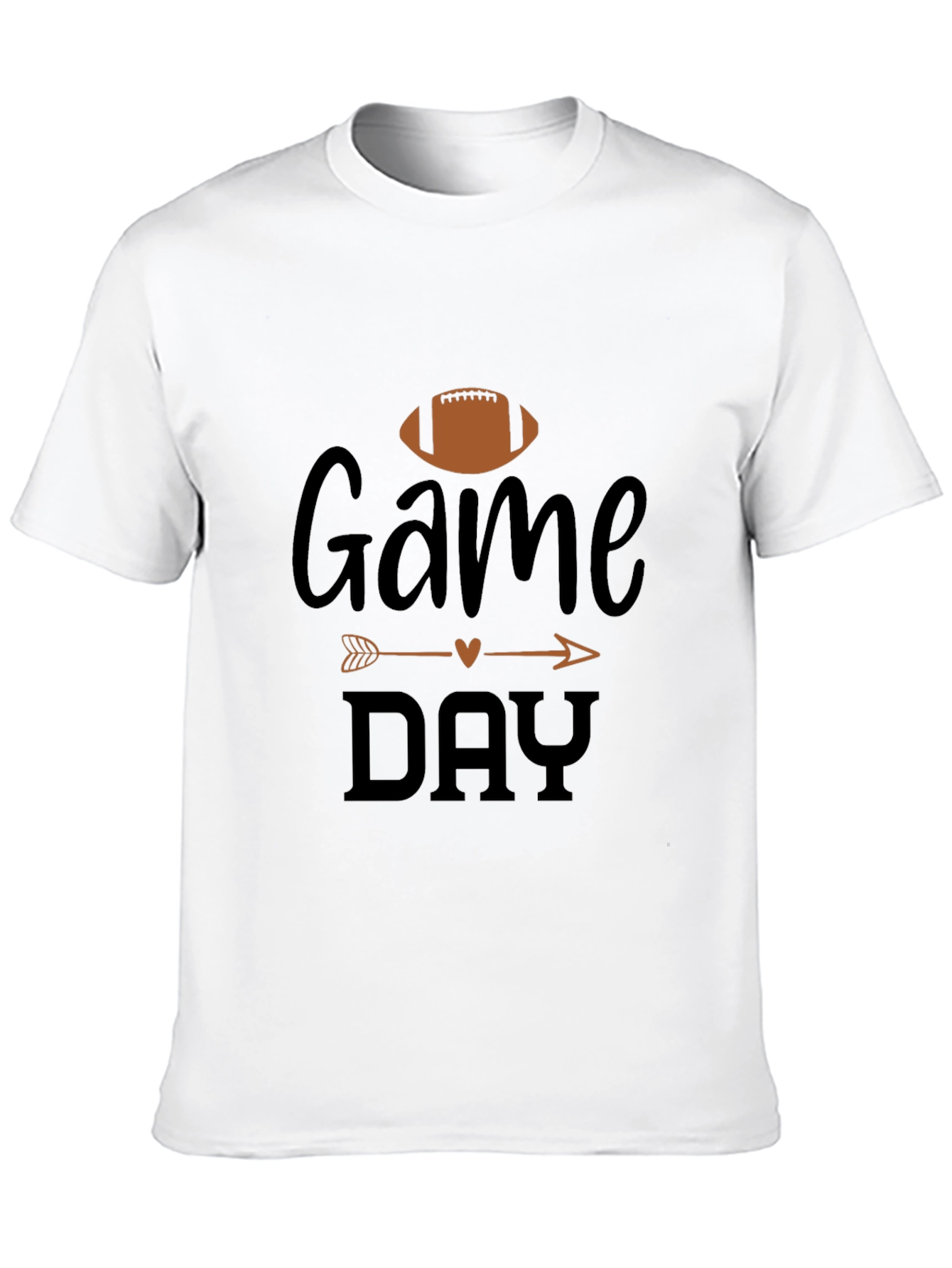 Game Day Football Graphic Tee - Black