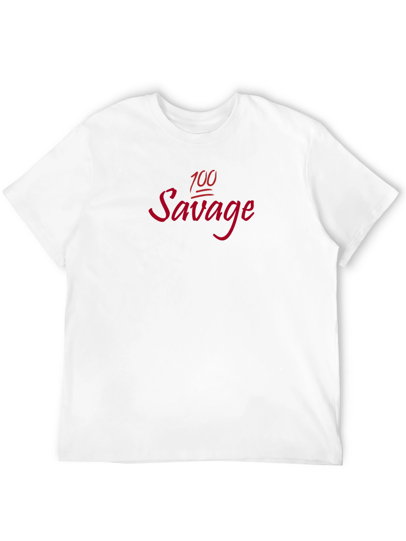 100 Savage Graphic Tee - Trendy Statement Shirt