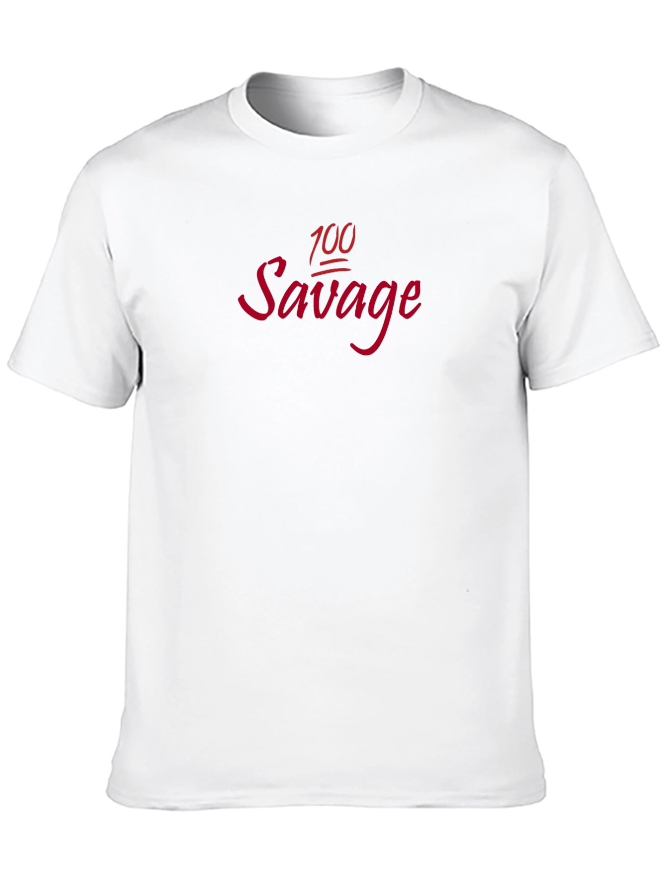 100 Savage Graphic Tee - Trendy Statement Shirt